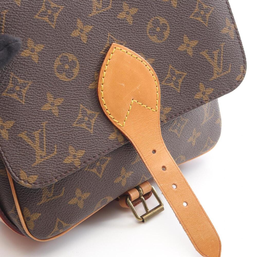 LOUIS VUITTON Authentic Brown Monogram Leather Shoulder Bag - Picture 12 of 13